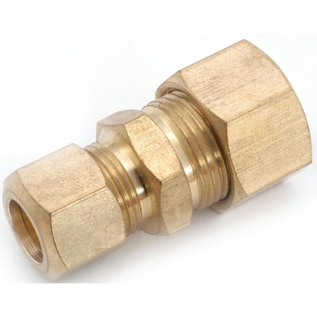 Tube Reducing Union, 12 X 38 In, Compression, Brass